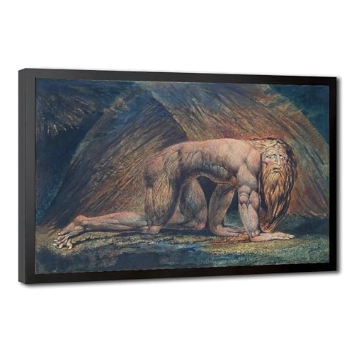 Toile William Blake Nebuchadnezzar pour décoration murale de bureau élégant