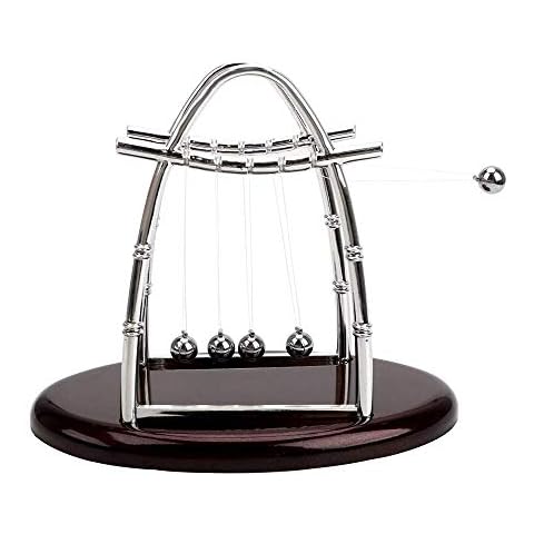 TaoTaoChong NB Newton's Cradle Balance Ball Classic Science Physics Pendulum for Home Office Desk Decorations (Arch Shape) Cover
