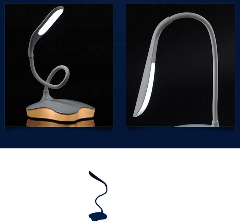 Lampa Biurkowa do Domowego Dotykowa Lampa Biurkowa Led Kreatywne Oko Mała Lampa Stołowa USB Ładowanie Książki Światło Lampka Nocna Lampka Nocna Lampa Stołowa do Czytania(Blue)