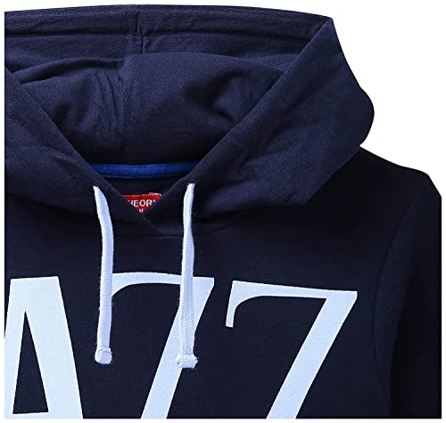 Image of Clotth Theory Boy's Fleece Solid Color Blocked Hooded Sweatshirt Jacket
