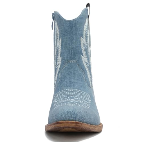 Image of GLOBALWIN Cowboy Boots For Women Short Ankle Boots