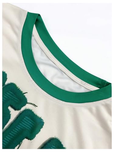 SOLY HUX Men's Letter Graphic Tees Short Sleeve Oversized T Shirt Streetwear Summer Tops3