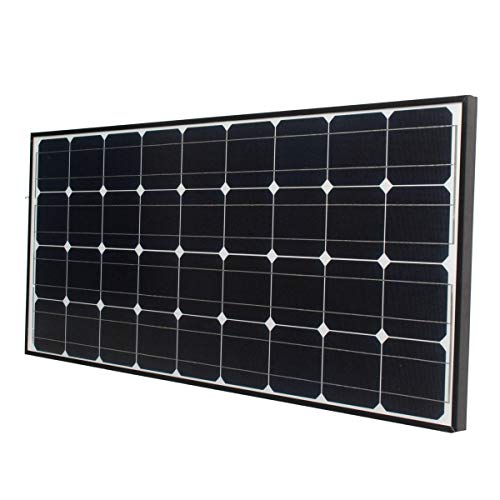 HLW Sports Solar Panel 150W 18V Monocrystalline Silicon Solar Panel Battery Charger Boat Caravan Motorhome (Color : Black, Size : 1480x680x35mm)
