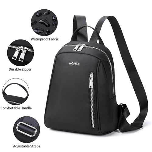 HOMIEE Backpack Women, Anti-Theft Rucksack Bag for Women, Lightweight Fashion Backpack School Bag Travel Backpack for Commuting Work Weekend Daily Valentine's Day - Image 6