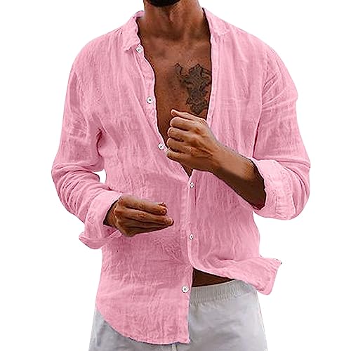 Chemise en lin pour hommes idéale pour les vacances et la plage