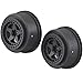 ARRMA 1/10 Short Course Front/Rear 2.2/3.0 Wheels, 14mm Hex, Black (2), ARAC9461