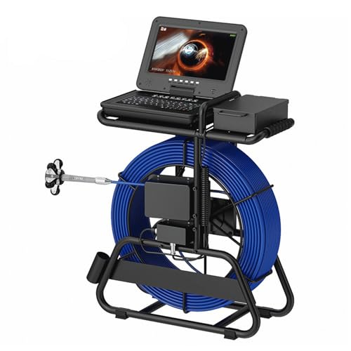 Cámara de inspección de tuberías de alcantarillado con pantalla HD de 10 pulgadas, autonivelante, IP68 impermeable, herramienta profesional de inspección de fontanería y drenaje