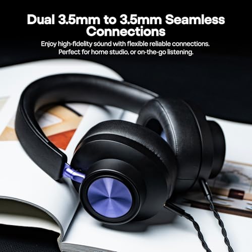 Image of Linsoul Kiwi Ears x Z Reviews: Serene Planar Magnetic Driver Headphones | Over-Ear for Gaming, Fully Closed-Back, Passive Noise Cancelling, with Detachable Cable for DJ, Gamer, Musician