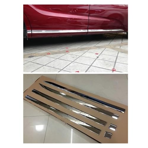 �ƌ݊��������� �z���_ �I�f�b�Z�C RC ��5���� 2013-2023 ABS �N���[�� �A�E�^�[ �ԑ� �h�A �T�C�h ���[���f�B���O �o�[ �J�o�[ �g�����ɓK��(Glossy chrome B 6pcs)