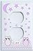 Grey and Purple Owl Outlet Cover/Owl Nursery Decor (Purple Owl Outlet Cover)