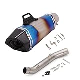 Facile à installer : Le pot d'échappement s'installe et se fixe facilement et rapidement grâce aux accessoires inclus dans le kit.