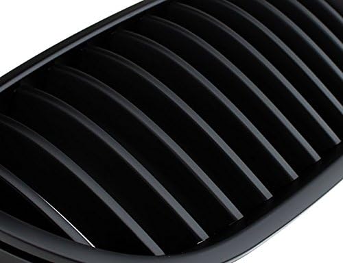 Matte Flat Black Kidney Euro Sport Front Hood Grill For BMW 5 Series F10 M M5 11-15
