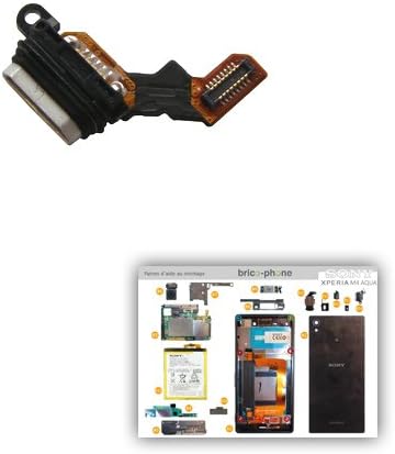 de carga original para Sony M4 Aqua / M4 Aqua DUAL para modelos E2303, E2306, E2353, E2312, E2333 y E2363 con patrón de papel de ayuda : Electrónica