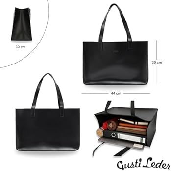 Gusti Leder AGATHA - Shopper - schwarz/zwart