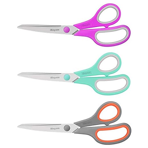 8" Multipurpose Scissors 3 Pack