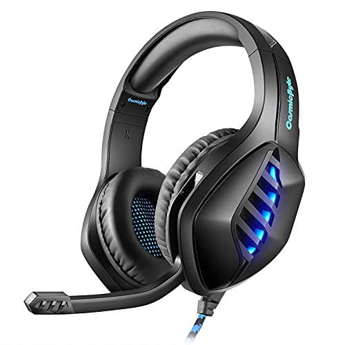 Image of (Refurbished) Cosmic Byte GS430 Gaming Headphone, 7 Color RGB LED and Microphone for PC, PS5, Xbox, Mobi