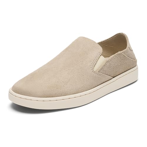 OLUKAI Pehuea Luxe Women's Suede Slip-On Shoes, Easy On & Off Design, Soft & Premium Materials, All-Day Comfort & Support