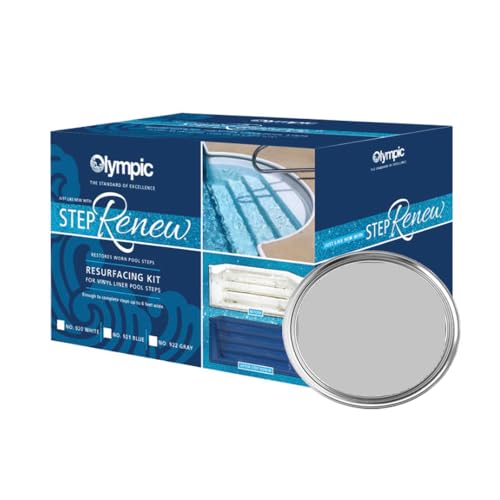 Olympic Pool Paint - Swimming Pool Step Renew Kit - Gray