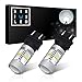 SiriusLED Extremely Bright 2835 Chipset Projection 1400 Lumen Dual Brightness LED Brake Tail Turn Signal Light Bulb Pure White Size 3157 3156 Pack of 2