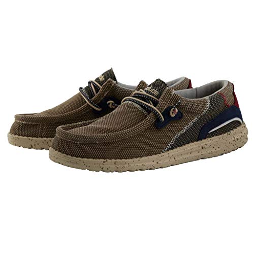 Image of HEYDUDE Men's All Wally Styles | Men's Shoes | Men's Lace Up Loafers | Comfortable & Light-Weight