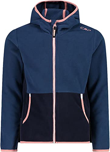 CMP - Kid G Jacket Fix Hood, Girl, Blue Ink, 128