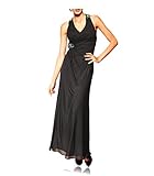  Heine Damen-Kleid Abendkleid mit Pailletten Schwarz Größe 38