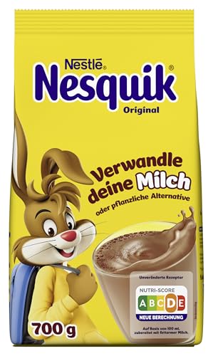 Nestlé Nesquik Original kakaohaltiges Getränkepulver, ideal Für Milchshakes & heiße Getränke,...