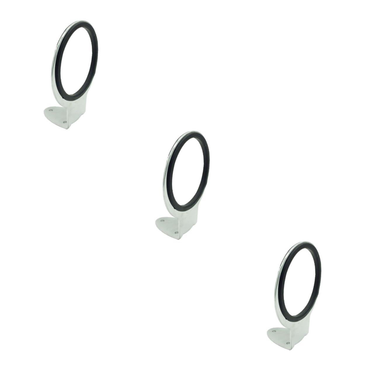 MAGICLULU Supporto Per Asciugacapelli Da Parete Simplicity Da 3 Pezzi Supporto Per Asciugacapelli in Silicone Staffa Da Parete in Acciaio Inossidabile Facile Da Installare
