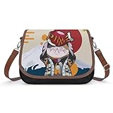 ショルダーバッグ レディース 招き猫 鯉のぼり 斜め掛け 肩掛け メッセンジャーバッグ PUレザー 長さ調節可能 おしゃれ 大容量