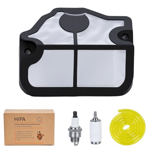 Hipa 530029908 Air Filter for Husqvar-na 36 41 136 137 141 142 Chainsaw Parts with Spark Plug Fuel Filter Line Kit