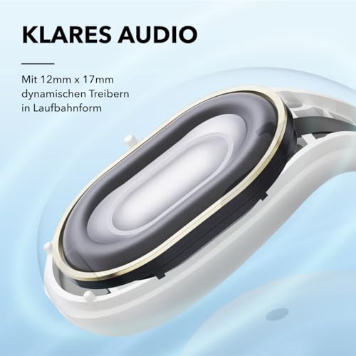 soundcore C30i by Anker, Open-Ear Earbuds, Clip On Kopfhörer, Leichtes Design, Stabiler Halt, Abnehmbare Klammern, Intensiver Klang, 30h Wiedergabe, IPX4 Wasserschutz für Sport/Fitnessstudio 5