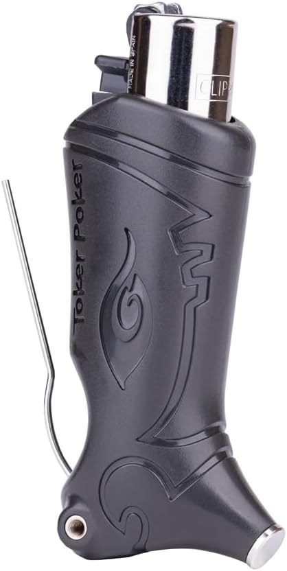 Toker Poker - Clipper Lighter Case - Black, All Inclusive Tool for Camping and Other - By Toker Poker