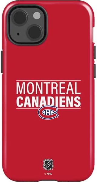 Skinit Impact Phone Case Compatible with iPhone 14 - Officially Licensed NHL Montreal Canadiens Jersey Design