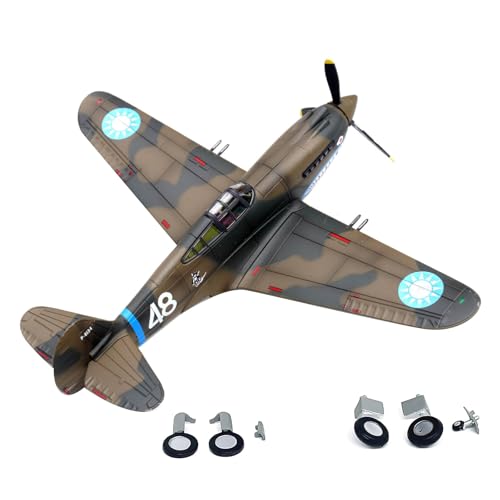 合金 WWII 米国 P-40C ウォーホーク No.48 戦闘機 模型 1:72 おもちゃ シミュレーション 科学展示モデル