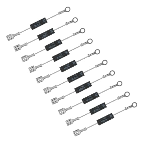 Alipis 10pcs Microwave Accessories Cord Microwave Oven Diode Replacement Fan Dryer over Pole Aluminum Alloy