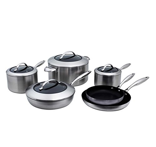 Best Scanpan Non Stick Cookware Set 9 Scanpan 65100000 CTX 10-Piece Deluxe Set
