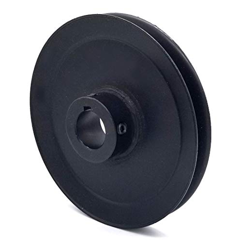 V-Groove Drive Pulley, 5.75'' Diameter, 1 Bore, Steel