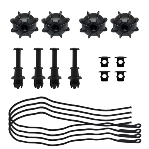 4 PCS Voiture Corde Universelle, Sangles de Fixation de Bagages, Clips de Séparation, Cordons Universels avec Boules et Mousquetons pour Tous Modèles de Véhicules