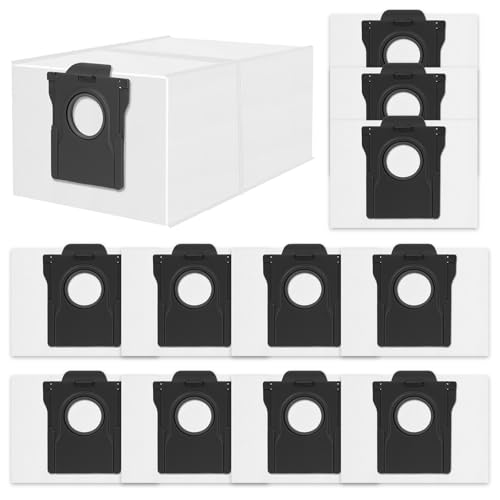 12 Sacchetti per la Polvere Compatibili con Dreame D10 Plus Gen 2/L10s Plus/S10 Plus/D20 Plus/D20 Pro PLus Aspirapolvere, Sacchetto 4 L Grande Capacità, Accessori di Ricambio