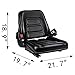 SEATIN Universal Forklift Seat,Tractor Seat,with Micro Switch and Safety Belt,for Tractor,Mower,Skid Loader,Telehandler,Backhoe,Excavator Dozer