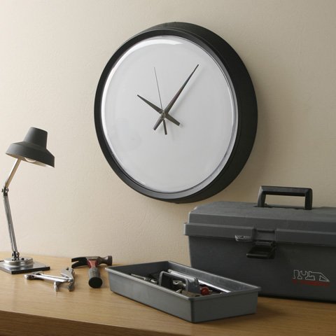 Truly Teague Large Wall Clock Stained Glass Cross #TOP1