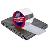 Generico per giunzioni del rivestimento - di riparazione autoadesivo da 10 m, sigillatura impermeabile del rivestimento della piscina, adesione extra forte | in PVC resistente ai raggi UV