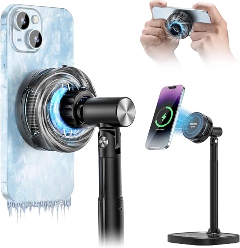 ULANZI SK-10 Magnetic Phone Stand with Cooling Fan & Wireless Charger