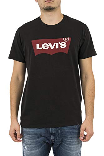Levi's Graphic Set-in Neck T-Shirt, Graphic H215-Hm Black, XXS Hombre