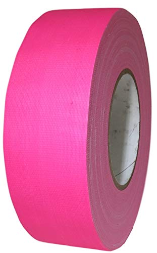 Image of GGR Supplies T.R.U. CDT-70F Superior Performance Fluorescent Duct Tape with A Natural Rubber /Synthetic Resin Adhesive. 60 Yards. (Fluorescent Pink, 3 in.)