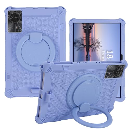 Funda para TABWEE W90 y ZTE Alpha 2024 de 11 pulgadas con silicona morada