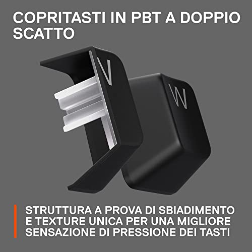 Apex 9 TKL - Tastiera meccanica da gaming - Switch ottici - Azionamento a 2 punti - Forma compatto Tenkeyless per eSports - Switch intercambiabili a caldo - Layout americano (QWERTY) - Tastiera gaming - Immagine 7