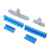 ibasenice Auto Dellenreparatur Satz Mit Verstärkten Nylon Zuglaschen Und Beschichtetem Metallrahmen Lackschonend Für Selbstgemacht Autokarosserie Reparatur Und Unfallinstandsetzung