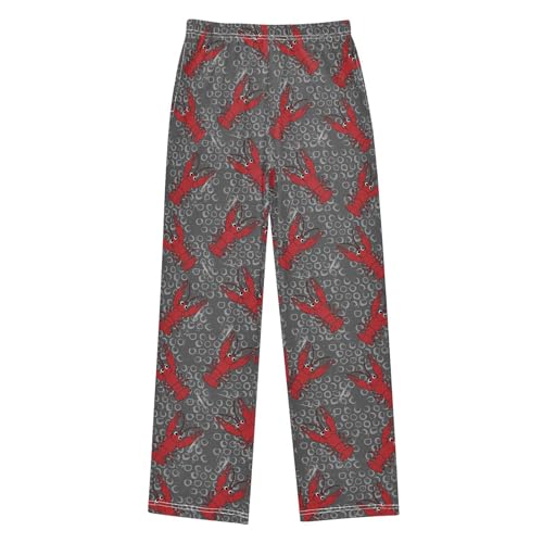 ZZKKO Colorful Crayfish Boys Pants for Kids Jogger Pants with Pockets S-XL