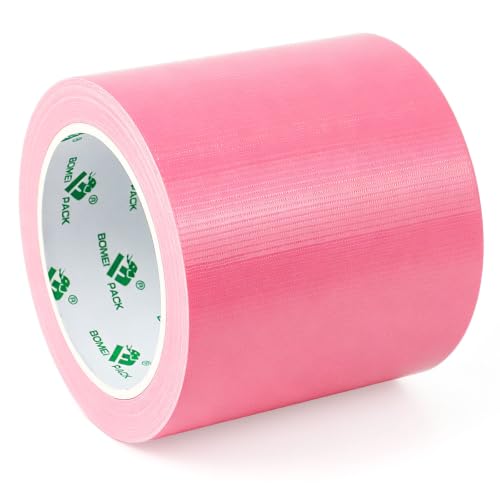 Image of BOMEI PACK 1Pack 4inch Duct Tape Heavy Duty Waterproof Pink 9Mil 20Yds